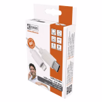 EMOS Töltő- és adatkábel USB-C 2.0 / Lightning MFi, 1 m, fehér thumbnail 2