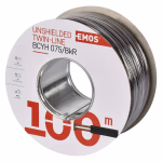 EMOS Hangfalkábel 2*0.75mm fekete/piros, 100 méteres kiszerelés thumbnail 1