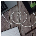 EMOS Töltő- és adatkábel USB-C 2.0 / Lightning MFi, 1 m, fehér thumbnail 3