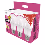 EMOS LED izzó Classic A60-körte / E27 / 8,5 W (60 W) / 806 lm / meleg fehér. 3db/doboz thumbnail 1