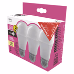 EMOS LED izzó Classic A60-körte / E27 / 10,7 W (75 W) / 1 060 lm / meleg fehér. 3db/doboz