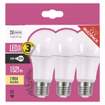EMOS LED izzó Classic A60-körte / E27 / 13,2 W (100 W) / 1 521 lm / meleg fehér. 3db/doboz thumbnail 6