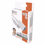 EMOS Adat OTG kábel USB-A 3.0 / USB-C 3.0 redukciós funkcióval, 15 cm, fehér thumbnail 2