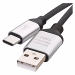 EMOS Type-C 2.0 / USB-A 2.1 Töltő- és adatkábel 1 m, fekete thumbnail 1