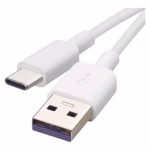 EMOS Type-C 2.0/ USB-A 2.0 Töltő- és adatkábel 1,5 m, fehér thumbnail 1