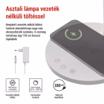 EMOS Oscar LED asztali lámpa dimmelhető, 5,5 W, 360 lm, fehér thumbnail 5