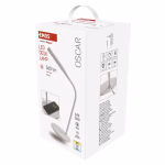 EMOS Oscar LED asztali lámpa dimmelhető, 5,5 W, 360 lm, fehér thumbnail 1