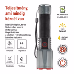 EMOS LED tölthető fém zseblámpa 3000 lm, 5000 mAh thumbnail 4