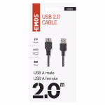 EMOS USB hosszabbító kábel 2.0 A – A csatlakozó 2m thumbnail 3