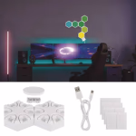 GoSmart LED asztali lámpa Hexagon fehér, 6 részből álló, RGBIC dimmelhető, WiFi thumbnail 5