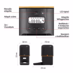 Pet Care állateledel adagoló, 4 L, fekete thumbnail 3