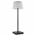 LED Dimmelhető újratölthető lámpa KATIE 4W/10V 1800mAh IP44 CRI 90 fekete thumbnail 1