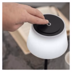 LED Dimmelhető újratölthető lámpa KATIE 4W/10V 1800mAh IP44 CRI 90 fekete thumbnail 4