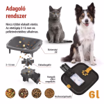 GoSmart állateledel adagoló kamerával, 6 l, fekete, Wi-Fi thumbnail 5
