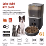 GoSmart állateledel adagoló kamerával, 6 l, fekete, Wi-Fi thumbnail 3