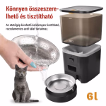 GoSmart állateledel adagoló kamerával, 6 l, fekete, Wi-Fi thumbnail 4