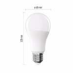 EMOS LED izzó Classic A60 / E27 / 13 W (100 W) / 1521 lm / Hideg fehér thumbnail 3