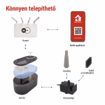 GoSmart háziállat itató, 2,6 l, szürke, Wi-Fi thumbnail 6