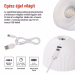 EMOS Sophie LED asztali lámpa, újratölthető, 200 lm, fehér thumbnail 4