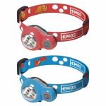 EMOS fejlámpa 3x LED 2x cr2032, 12 lm, display(8db), 2 színben

