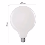LED izzó Filament G125 / E27 / 11 W (100 W) / 1521 lm / Természetes fehér thumbnail 3