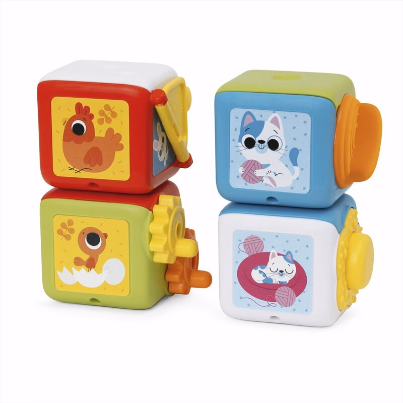 2in1-ben építő-fejlesztő kockák - Image 1 of 5