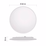 EMOS LED felületre szerelhető lámpatest ALVI 24W 80-1920lm dimmelhető, állítható színhőmérséklet thumbnail 3