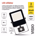 EMOS VISIO LED reflektor 50 W mozgásérzékelővel IP54 term. fehér thumbnail 4