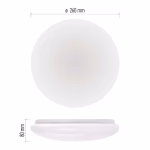 EMOS LED felületre szerelhető lámpatest FIONI 12W IP44, természetes fehér thumbnail 2