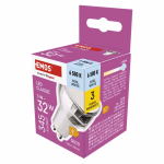 EMOS LED izzó Classic MR16 ezüst/ GU10 / 3 W (32 W) / 345 lm / Hideg fehér thumbnail 2