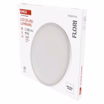 LED felületi lámpatest FLORI kerek, fehér, 22W, semleges fehér thumbnail 1