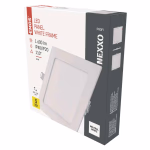 EMOS LED süllyesztett lámpatest NEXXO, négyzet, fehér, 18W, természetes fehér thumbnail 1