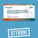 Alltest Beright Covid antigén + Influenza A-B kombó önellenőrzésre alkalmas gyorsteszt. CE1434 thumbnail 1