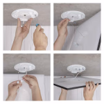 LED felületi lámpatest FLORI négyzet, fehér, 22W, semleges fehér thumbnail 4