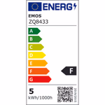 EMOS LED izzó Classic MR16 / GU5,3 / 4,5 W (28 W) / 380 lm / meleg fehér thumbnail 7