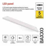 EMOS LED panel BAXXO beépíthető 36W 4320lm IP20 természetes fehér thumbnail 4