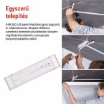 EMOS LED panel BAXXO beépíthető 36W 4320lm IP20 természetes fehér thumbnail 5