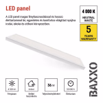 EMOS LED panel BAXXO beépíthető 36W 4320lm IP20 természetes fehér thumbnail 4