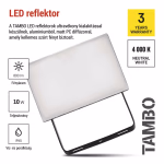 Emos LED reflektor TAMBO, 10W, 1000 lm, természetes fehér, IP65, fekete thumbnail 4