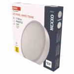 EMOS LED felületre szerelhető lámpatest NEXXO, kör, fehér, 28,5W, 2700 lm, semleges fehér, IP20/IP40 thumbnail 3