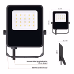 VISIO LED reflektor 10W természetes fehér thumbnail 3