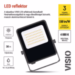 VISIO LED reflektor 30W természetes fehér thumbnail 4
