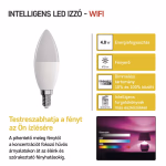 GoSmart LED izzó - gyertya - E14 - 4,8W (40W) - 470 lm - RGB - dimmelhető - Wi-Fi thumbnail 4