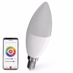 GoSmart LED izzó - gyertya - E14 - 4,8W (40W) - 470 lm - RGB - dimmelhető - Wi-Fi thumbnail 1