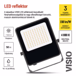 VISIO LED reflektor 50 W természetes fehér thumbnail 4