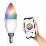 GoSmart LED izzó - gyertya / E14 / 4,8 W (40 W) / 470 lm / RGB / dimmelhető / Zigbee thumbnail 6