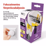 EMOS LED izzó Filament A60-körte / E27 / 11W (100W) / 1521 lm / meleg fehér thumbnail 5