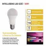 GoSmart LED izzó - A60-körte - E27 - 9W (60W) - 806 lm - RGB - dimmelhető - Wi-Fi thumbnail 4