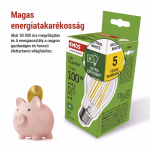 EMOS LED izzó Filament A60-körte A CLASS / E27 / 7,2 W (100 W) / 1521 lm / természetes fehér thumbnail 5