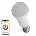 GoSmart LED izzó - A60-körte - E27 - 11W (75W) - 1050 lm - RGB - dimmelhető - Zigbee thumbnail 1